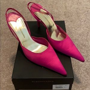 NIB fushia sling back pumps by BCBG